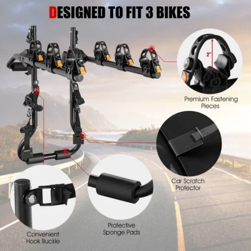 Premium Trunk Mounted Car Bike Holder Rack - Image 8