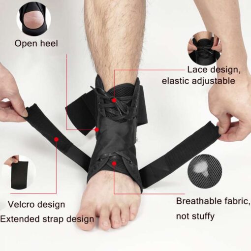 Lace Up Ankle Stabilizer Support Brace - Image 6