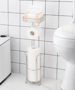 Free Standing Toilet Paper Roll Holder