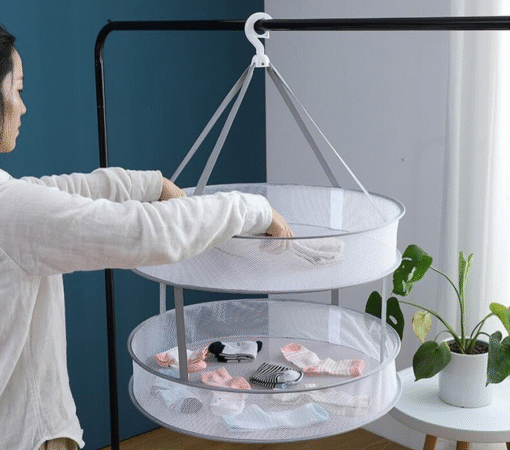 Hanging Clothes Laundry Drying Rack - Image 7