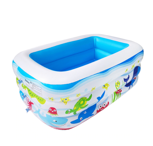 Inflatable Blow Up Above Ground Plastic Swimming Pool - Image 13