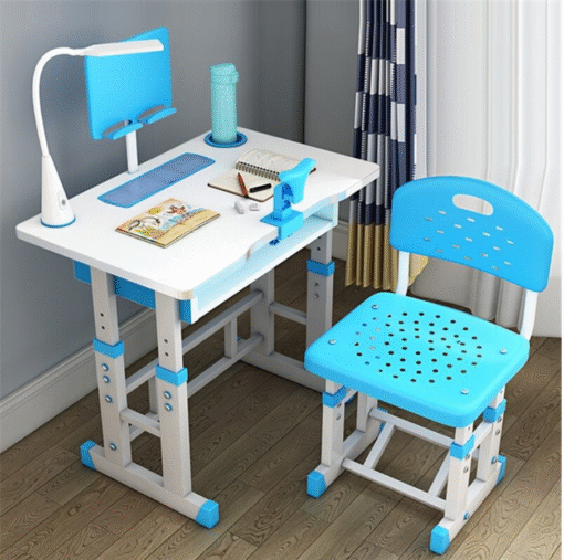 Interactive Kids Adjustable Large Study Desk And Chair Set - Image 16