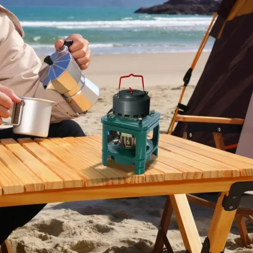 Portable Folding Single Burner Outdoor Camping Kerosene Stove - Image 3
