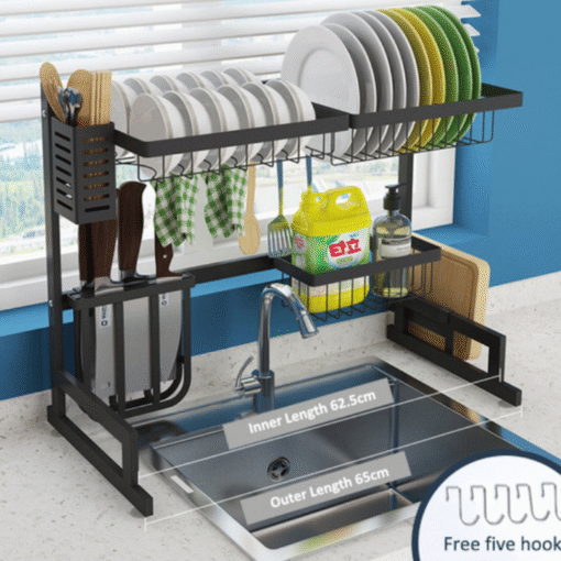 Over Kitchen Sink Dish Drying Rack - Image 4