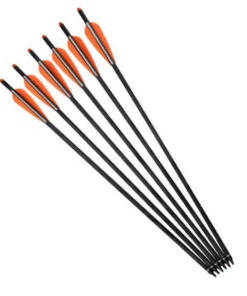All In One Archery Crossbow Fiberglass Arrow Bolt Set - 16"