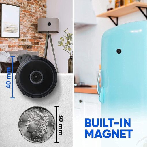 Mini Wireless Magnetic Camera with Audio and Video Live Feed - Image 5