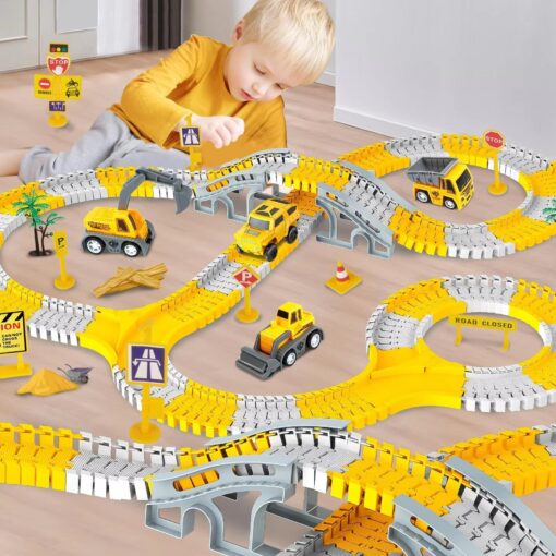 Multi Functional Children's Puzzle Assembly Track Toy - Image 5