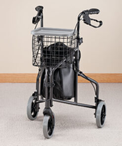 Lightweight Three Wheeled Elderly Senior Rolling Walker