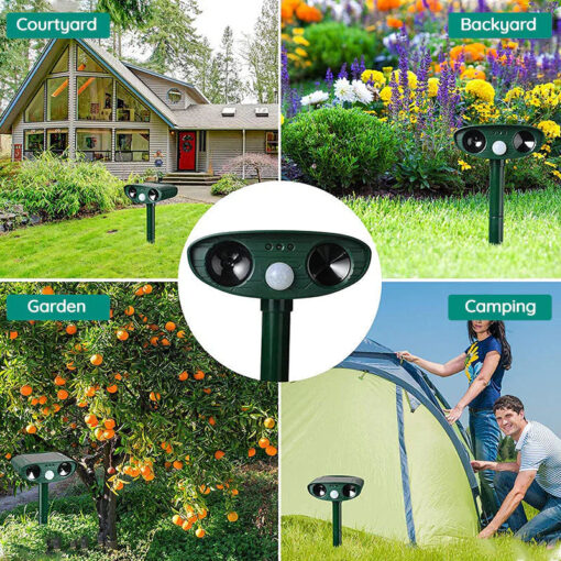 Solar Powered and Ultrasonic Animal Repellent - Image 13