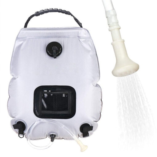 Portable Spacious Outdoor Camping Solar Shower Bag 5 Gallon - Image 2