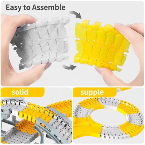 Multi Functional Children's Puzzle Assembly Track Toy - Image 6