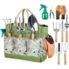 Ultimate Gardening Tote Hand Tool Set 9 pcs