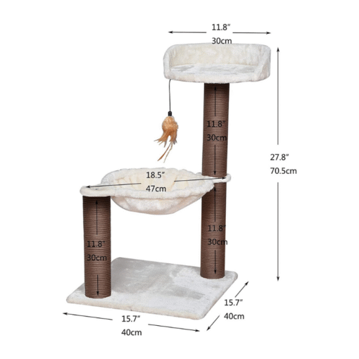 Natural Cat Scratching Lounger Furniture Post - Image 6
