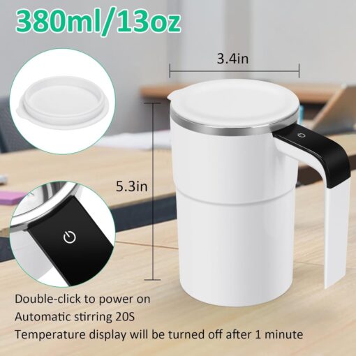 Rechargeable Self-Stirring Coffee Mug - Image 3