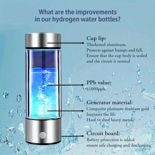 420ml Hydrogen Water Bottle - Image 5