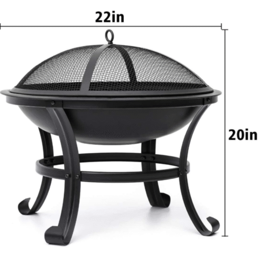 Small Portable Tabletop Fire Pit Bowl 22" - Image 7