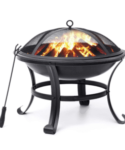 Small Portable Tabletop Fire Pit Bowl 22"