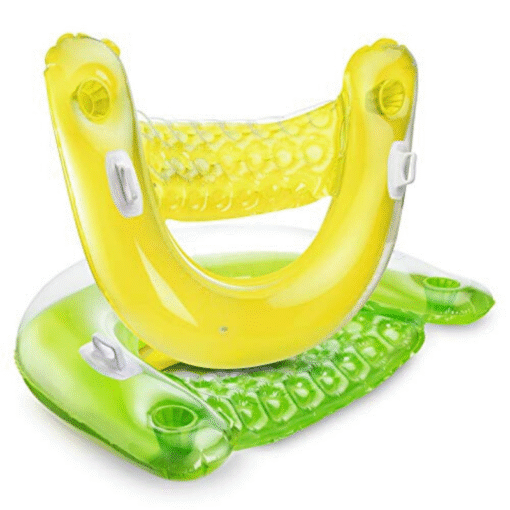 Premium Inflatable Floating Pool Lounge Chair With Cup Holder - Image 5