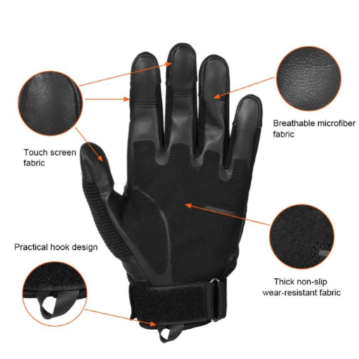 Heavy Duty Tactical Knuckle Army Gloves - Image 3