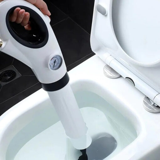 High-Pressure Drain Unblocker and Toilet Plunger