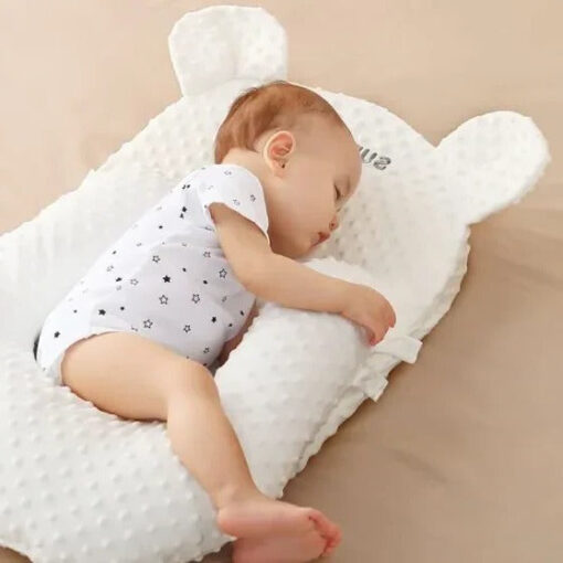 Newborn Baby Rest & Comfort Pillow: Anti-Roll and Reflux-Resistant Sleep Support - Image 2