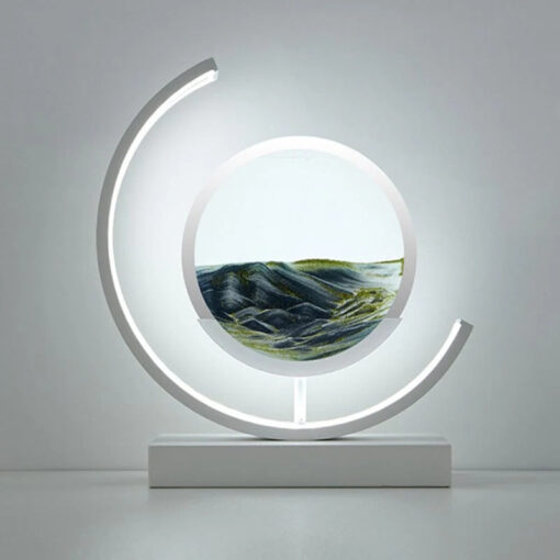 3D Hourglass LED Lamp, Mesmerizing Sand Art for Home Decor - Image 6