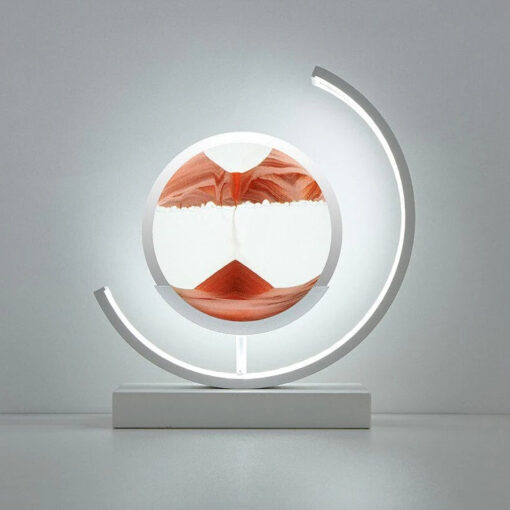 3D Hourglass LED Lamp, Mesmerizing Sand Art for Home Decor - Image 4