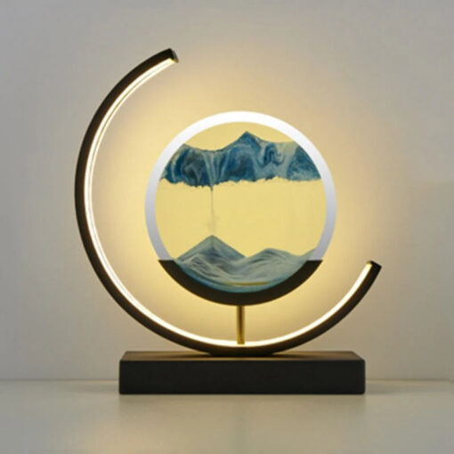 3D Hourglass LED Lamp, Mesmerizing Sand Art for Home Decor - Image 12