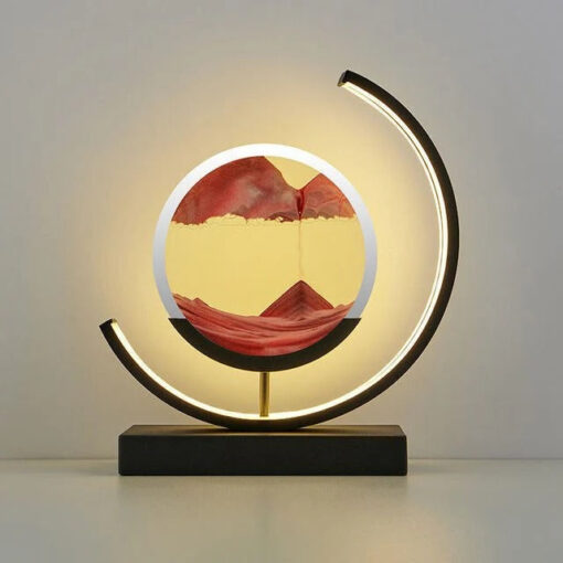 3D Hourglass LED Lamp, Mesmerizing Sand Art for Home Decor - Image 13