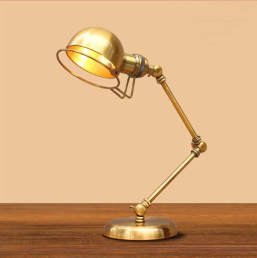 Decorative LED Retro Bronze Rocker Table Lamp - Image 2