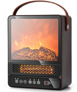 Electric Portable 3D Flame Indoor Space Heater 1500W