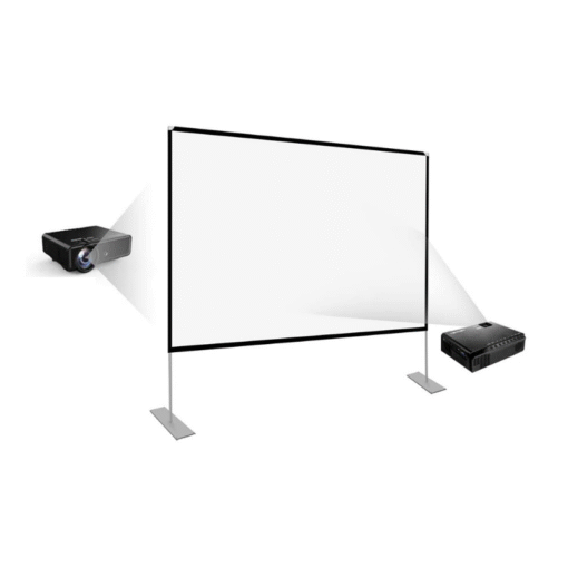 Portable Outdoor Movie Projector Backyard Screen 100" - Image 4