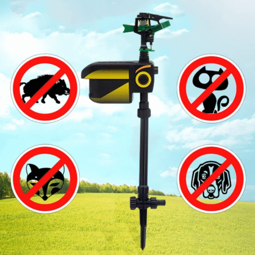 Automatic Motion-Activated Animal Repellent Garden Sprinkler - Animal Sensor Outdoor Lawn Yard Water Sprinkler - Image 3