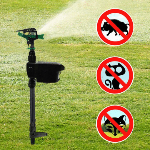 Automatic Motion-Activated Animal Repellent Garden Sprinkler - Animal Sensor Outdoor Lawn Yard Water Sprinkler - Image 4