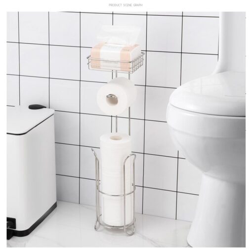 Free Standing Toilet Paper Roll Holder - Image 7