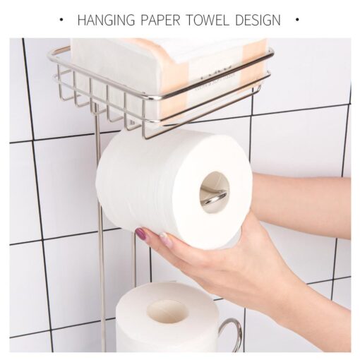 Free Standing Toilet Paper Roll Holder - Image 10