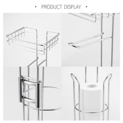 Free Standing Toilet Paper Roll Holder - Image 8