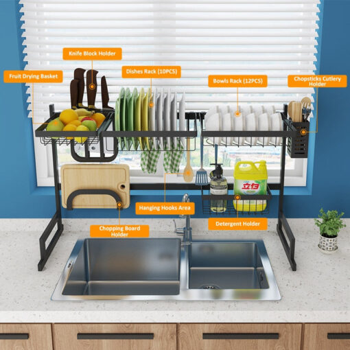 Over Kitchen Sink Dish Drying Rack - Image 3