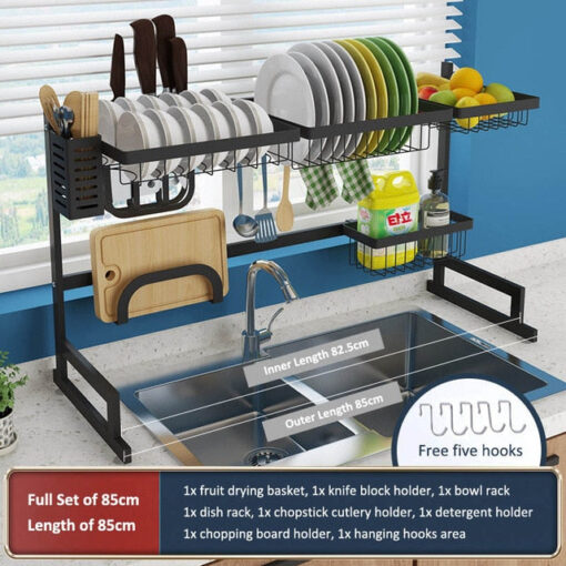 Over Kitchen Sink Dish Drying Rack - Image 2