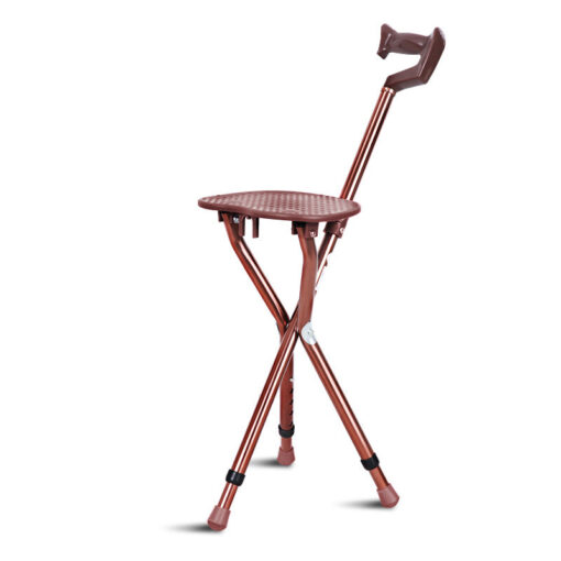 Portable Walking Cane Seat Heavy Duty & Foldable - Image 4