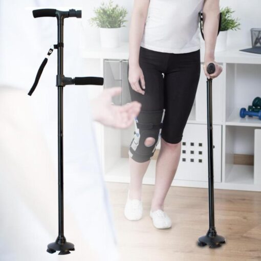 Collapsible Folding Walking Cane Stick - Image 3