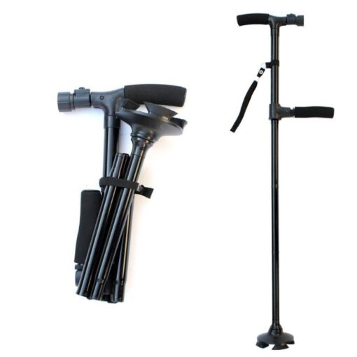 Collapsible Folding Walking Cane Stick - Image 2