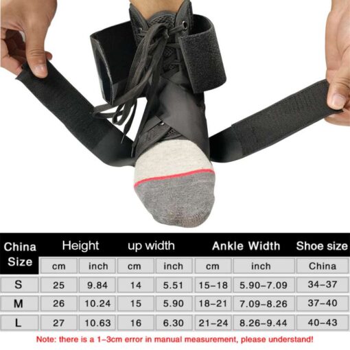 Lace Up Ankle Stabilizer Support Brace - Image 7