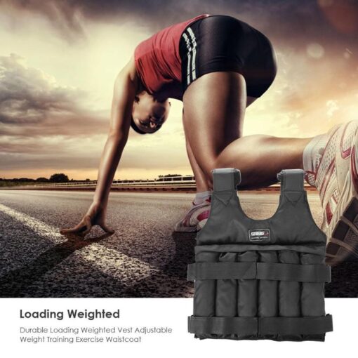 Adjustable Workout Weighted Running Vest - Image 6