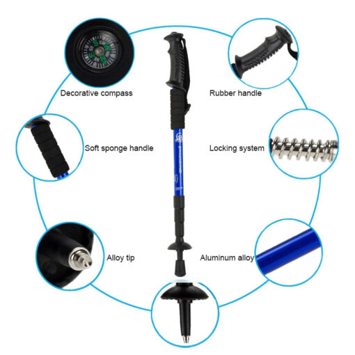 Collapsible Trekking Pole For Hiking - Image 5