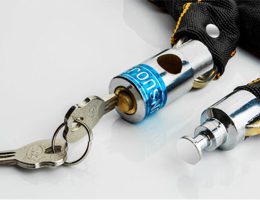 Foldable Bike Chain Cable Metal Lock - Image 4
