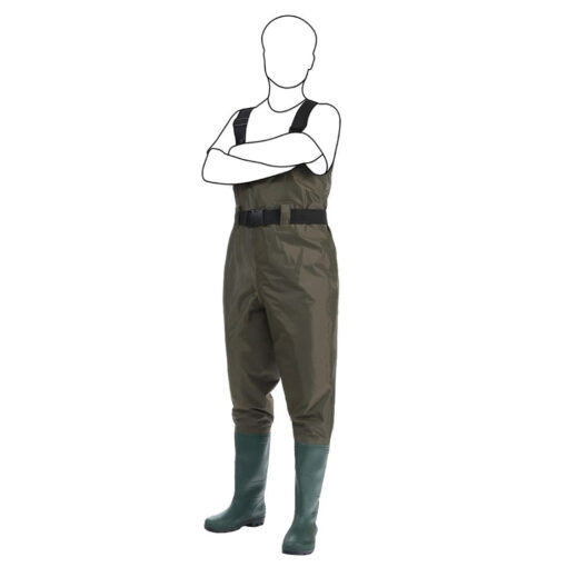 Premium Breathable Mens' Fishing Chest Waders With Boots - Image 4