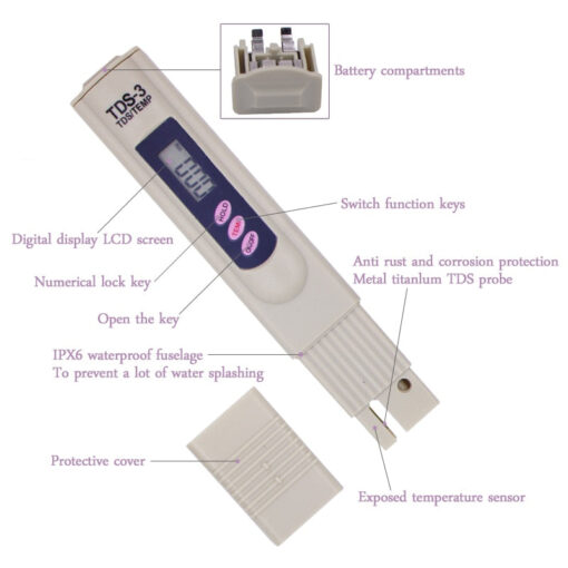 Digital TDS Home Water Tester Meter - Image 7