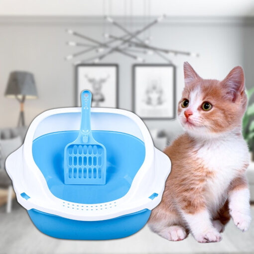 Kitty Cat Litter Box Small Corner Furniture - Image 5