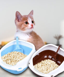 Kitty Cat Litter Box Small Corner Furniture